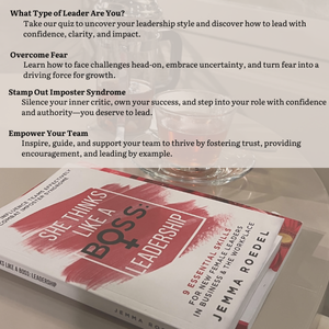 She Thinks Like a Boss: Leadership