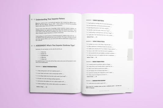 She Thinks Like a Boss : The Imposter Syndrome Workbook: Master Your Mind: Volume 3